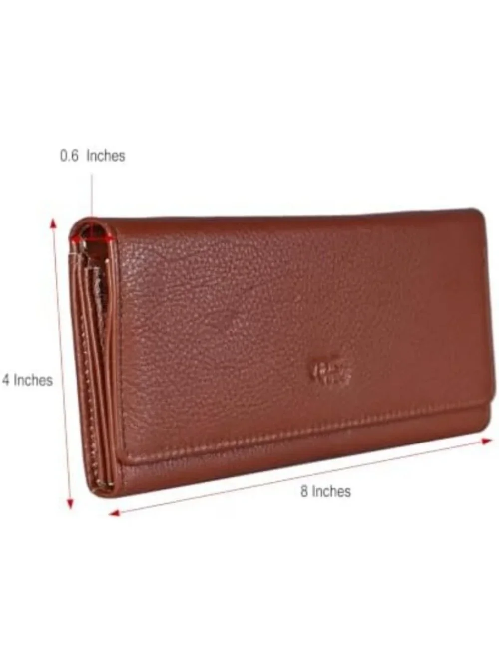 Elegant Women's Leather Wallet, RFID Blocking Bifold Clutch, 17 Card Slots, Zip